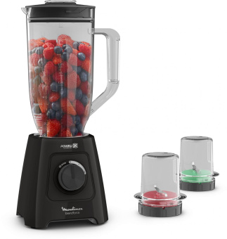 Блендер стационарный Moulinex Blendforce LM458810 600Вт черный от магазина РЭССИ