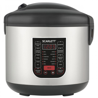 Мультиварка Scarlett SC-MC410S27 5л 900Вт серебристый/черный от магазина РЭССИ