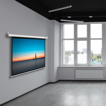Экран Cactus 150x240см SIlverMotoExpert CS-PSSME-240X150-WT 16:10 настенно-потолочный рулонный белый (моторизованный привод) от магазина РЭССИ