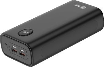 Мобильный аккумулятор Cactus CS-PBFSJA-30000 30000mAh 4.5A 2xUSB-A/USB-C черный от магазина РЭССИ
