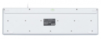Клавиатура Оклик 550ML белый USB slim Multimedia LED от магазина РЭССИ