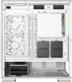 Корпус Montech Sky Two белый без БП ATX 3x140mm 2xUSB3.0 audio bott PSU от магазина РЭССИ