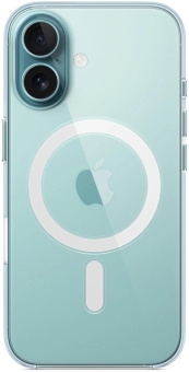 Чехол (клип-кейс) Apple для Apple iPhone 16 Clear Case with MagSafe прозрачный (MA6A4ZM/A) от магазина РЭССИ