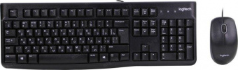 Клавиатура + мышь Logitech MK120 клав:черный мышь:черный/серый USB (920-002562) от магазина РЭССИ