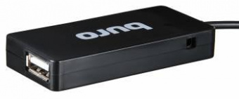 Разветвитель USB 2.0 Buro BU-HUB4-U2.0-Slim 4порт. черный от магазина РЭССИ
