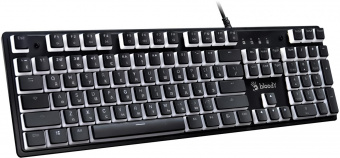 Клавиатура A4Tech Bloody S510RP механическая черный USB for gamer LED (S510RP PUDDING BLACK/BLMS RED) от магазина РЭССИ