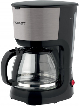 Кофеварка капельная Scarlett SC-CM33011 750Вт черный/стальной от магазина РЭССИ
