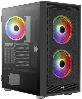 Корпус Aerocool Graphite-G-BK-v2 черный без БП ATX 6x120mm 1x140mm 2xUSB3.0 audio bott PSU от магазина РЭССИ