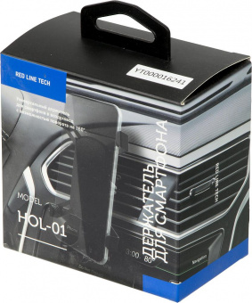 Держатель Redline HOL-01 черный для для смартфонов и навигаторов (УТ000016241) от магазина РЭССИ