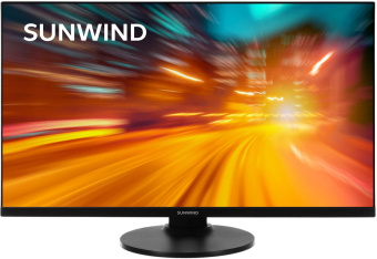 Монитор SunWind 27" SUN-M27BA104 черный IPS LED 16:9 HDMI M/M матовая HAS Piv 300cd 178гр/178гр 2560x1440 75Hz FreeSync DP 2K 6.1кг от магазина РЭССИ