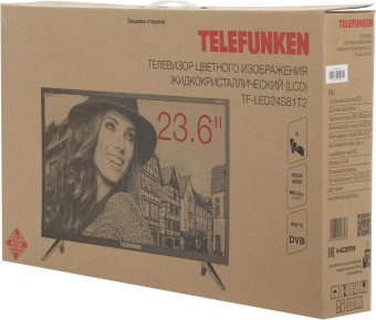 Телевизор LED Telefunken 23.6" TF-LED24S81T2 черный HD 50Hz DVB-T DVB-T2 DVB-C (RUS) от магазина РЭССИ