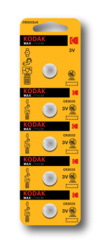 Батарейка Kodak CR2032-5BL MAX Lithium (60/360/69120) от магазина РЭССИ