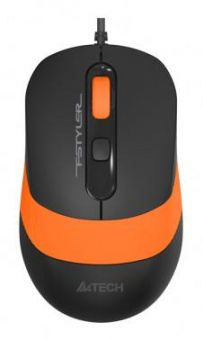 Клавиатура + мышь A4Tech Fstyler F1010 клав:черный/оранжевый мышь:черный/оранжевый USB Multimedia от магазина РЭССИ