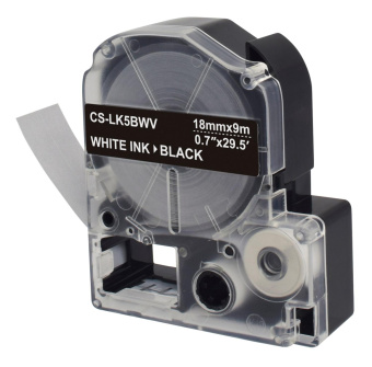 Картридж ленточный Cactus CS-LK5BWV черный для Epson LW400/LW700/LW600P/LW1000P/K400/Z700/Z900 от магазина РЭССИ