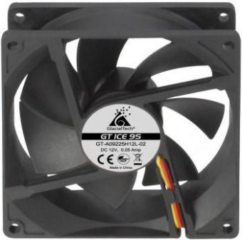 Вентилятор Glacialtech GT ICE 9S Silent 90x90mm 3-pin 4-pin (Molex)20dB 86gr Ret от магазина РЭССИ
