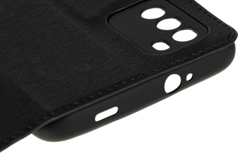 Чехол (флип-кейс) DF для Xiaomi Poco M3 poFlip-03 черный (DF POFLIP-03 (BLACK)) от магазина РЭССИ
