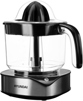 Соковыжималка цитрусовая Hyundai HY-JC4123 30Вт рез.сок.:1200мл. черный/нержавеющая сталь от магазина РЭССИ