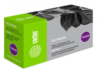 Картридж лазерный Cactus CS-TN3330 TN-3330 черный (3000стр.) для Brother HL-5440D/5450DN/5470DW/6180DW/DCP8110/8250/MFC-8520/8950 от магазина РЭССИ