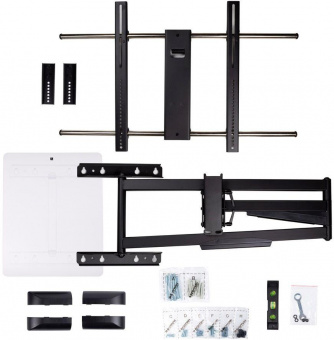 Кронштейн для телевизора Kromax ATLANTIS-120 черный 40"-100" макс.121кг настенный поворот и наклон от магазина РЭССИ