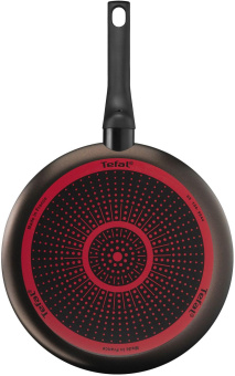Сковорода Tefal Easy Plus 04206128 круглая 28см ручка несъемная (без крышки) черный (9100042516) от магазина РЭССИ