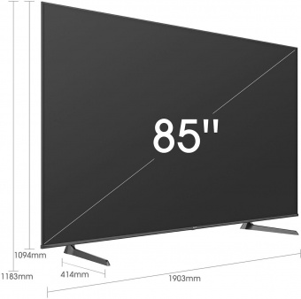 Телевизор LED Hisense 85" 85A6BG 6 черный 4K Ultra HD 60Hz DVB-T DVB-T2 DVB-C DVB-S DVB-S2 WiFi Smart TV от магазина РЭССИ