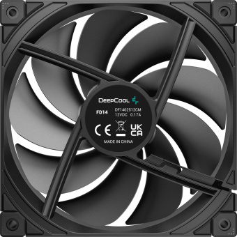 Вентилятор для корпуса Deepcool FD14 140х140x25 черный 4-pin 25.6дБ (R-FD14-BKNPN1-G) Ret от магазина РЭССИ