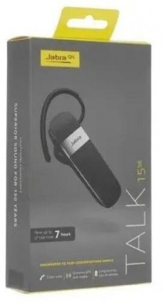 Гарнитура внутриканальные Jabra Talk 15 SE черный беспроводные bluetooth крепление за ухом (100-92200901-60) от магазина РЭССИ