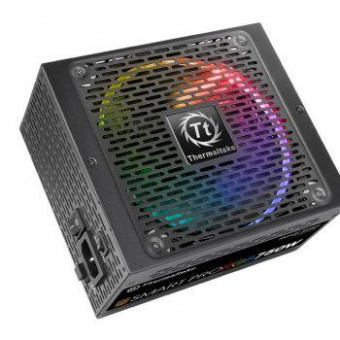 Блок питания Thermaltake ATX 750W SMART PRO RGB 80+ bronze (24+4+4pin) APFC 140mm fan color LED 9xSATA Cab Manag RTL от магазина РЭССИ