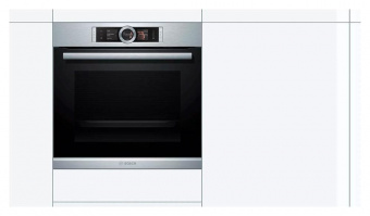 Духовой шкаф Электрический Bosch Serie 8 HSG636ES1 нержавеющая сталь от магазина РЭССИ