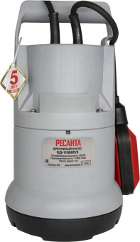 Насос дренажный Ресанта НД-11000П/5 400Вт 11000л/час (77/2/3) от магазина РЭССИ