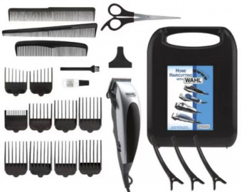 Машинка для стрижки Wahl HomePro Clipper серебристый/черный (насадок в компл:10шт) от магазина РЭССИ