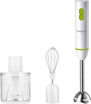 Блендер погружной Starwind SBP1113 750Вт белый/зеленый от магазина РЭССИ