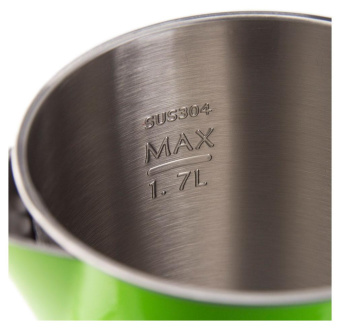 Чайник электрический Galaxy GL 0318 1.7л. 2000Вт зеленый/черный корпус: пластик (ГЛ0318ЗЕЛ) от магазина РЭССИ