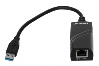 Сетевой адаптер Gigabit Ethernet Digma D-USB3-LAN1000 USB 3.0 (упак.:1шт) от магазина РЭССИ