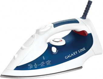 Утюг Galaxy Line GL6102 2000Вт синий/белый от магазина РЭССИ
