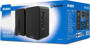 Колонки Sven АС SPS-830 2.0 черный 60Вт BT от магазина РЭССИ