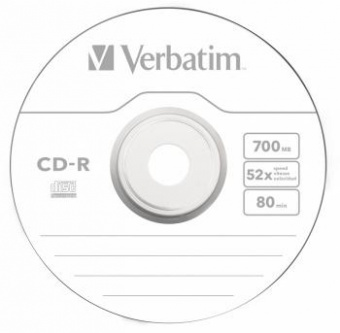 Диск CD-R Verbatim 700Mb 52x bulk (10шт) (43725) от магазина РЭССИ