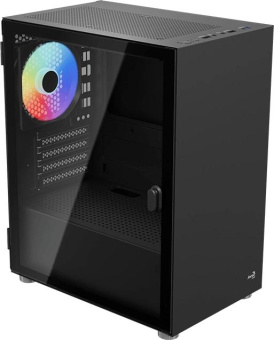 Корпус Aerocool CS-111 черный без БП mATX 5x120mm 2xUSB2.0 1xUSB3.0 audio от магазина РЭССИ