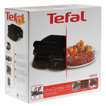 Электрогриль Tefal GC305816 серебристый/черный от магазина РЭССИ
