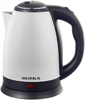 Чайник электрический Supra KES-1846SW 1.8л. 1500Вт белый/черный (корпус: нержавеющая сталь) от магазина РЭССИ
