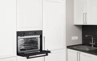 Духовой шкаф Электрический Weissgauff OE 449 PDB Black Edition черный от магазина РЭССИ