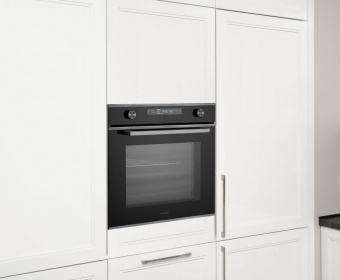 Духовой шкаф Электрический Weissgauff EOM 751 PDBSX черный/нержавеющая сталь от магазина РЭССИ