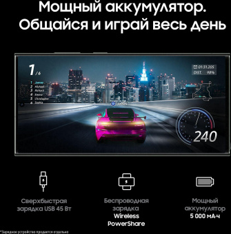 Смартфон Samsung SM-S918B Galaxy S23 Ultra 5G 512Gb 12Gb зеленый моноблок 3G 4G 2Sim 6.8" 1440x3088 Android 13 200Mpix 802.11 a/b/g/n/ac/ax NFC GPS GSM900/1800 GSM1900 TouchSc Protect от магазина РЭССИ