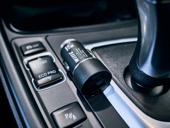 Автомобильное зар./устр. Wiiix UCC-2-36 2.4A+2.4A 2xUSB универсальное серый от магазина РЭССИ