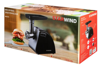 Мясорубка Starwind SMG3345 1500Вт черный от магазина РЭССИ