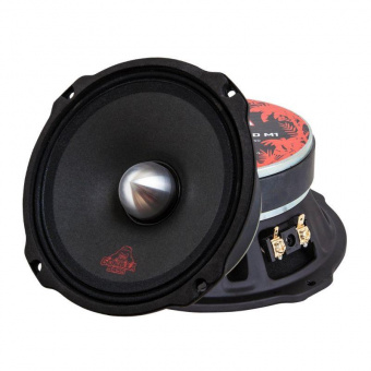 Колонки автомобильные Kicx Gorilla Bass MID M1 (без решетки) 300Вт 96.2дБ 4Ом 16см (6.5дюйм) (ком.:1кол.) широкополосные однополосные от магазина РЭССИ