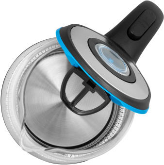 Чайник электрический Vitek VT-7028 1.7л. 2200Вт прозрачный корпус: стекло от магазина РЭССИ
