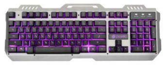 Клавиатура Оклик 790G IRON FORCE темно-серый/черный USB Multimedia for gamer LED от магазина РЭССИ