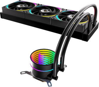 Система водяного охлаждения Formula Oasis L360 ARGB Soc-AM5/AM4/1200/2066/1700/1851 черный 4-pin 1-27dB Al+Cu 360W Ret (OASIS L360 ARGB BK) от магазина РЭССИ