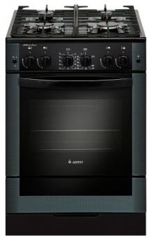 Плита Газовая Gefest ПГ 6500-02 0315 черный (без крышки) реш.чугун от магазина РЭССИ